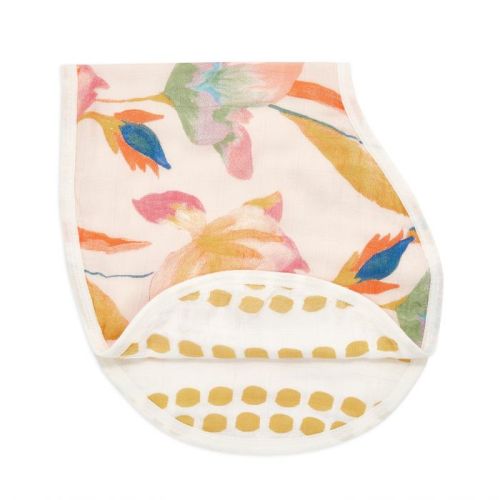 Aden and Anais Silky Soft Burpy Bib, Marine Gardens