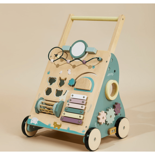 Woodland Montessori Baby Push Walker | labebe®

Wooden baby walker with Montessori learning toys — explore music, colors, and coordination in a playful forest world — for toddlers 12M+.