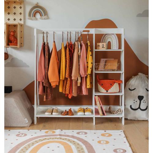 Wood clothing rack Children wardrobe, Wood clothes rack a frame rack wood clothing rack dress up storage vendor display Kids wardrobe