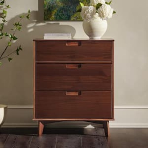 3-Drawer Chest of Drawers (Walnut)