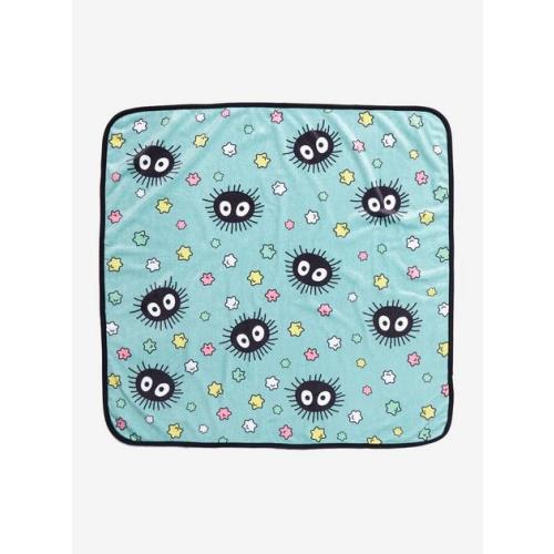 Studio Ghibli Spirited Away Soot Sprites Allover Print Baby Blanket — BoxLunch Exclusive