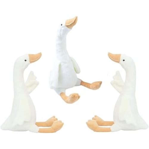 CHELEI2019 3pcs 15.7" Swan Stuffed Animal,Goose Plush White Stuffed Animal Toy Gifts for Kids