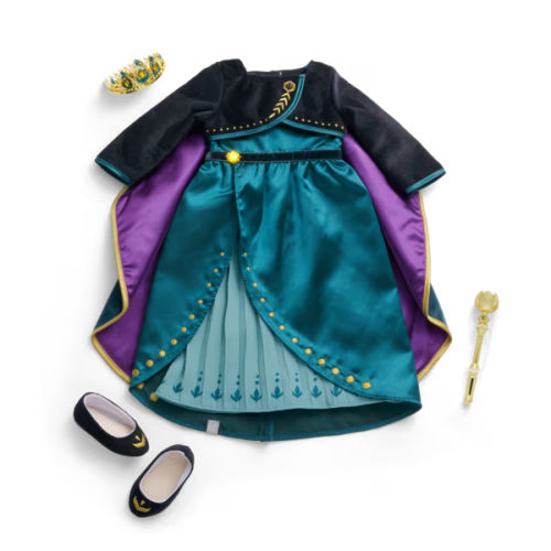 Disney Frozen Queen Anna Outfit & Accessories for 18-inch Dolls by American Girl®