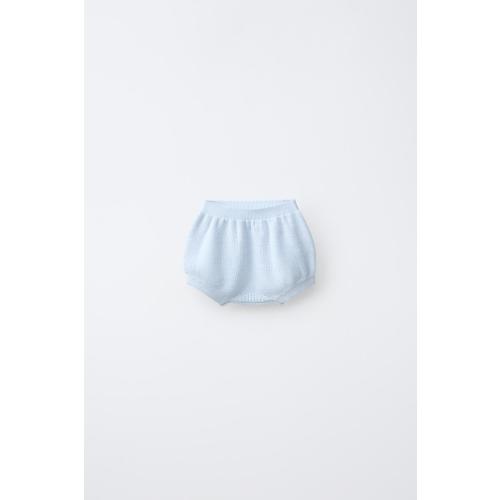 POCKET KNIT BLOOMERS - Light blue | ZARA United States
