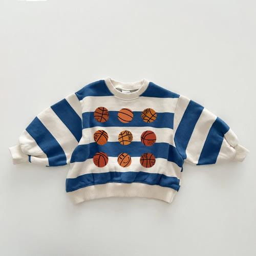 Baby & Kids Basketball Stripe Sweatshirt