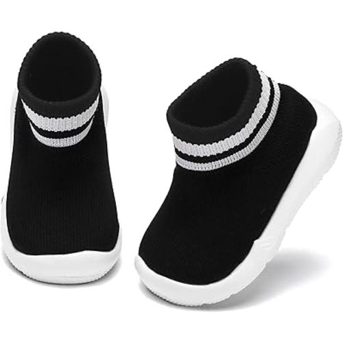 Engtoy Baby Shoes & Socks - Non-Slip Breathable Slippers with Soft Rubber Sole - Baby Boys & Girls Slip On Sneakers