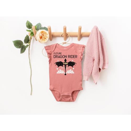 Future Dragon Rider Fourth Dragon Baby Onesie: Nerdy Bookish Gift