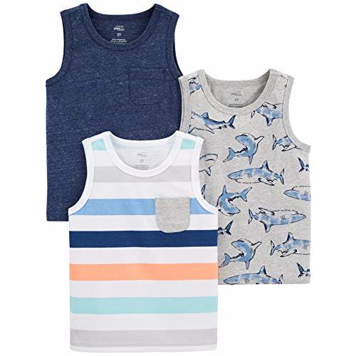 Simple Joys by Carter's Baby Boys' 3-Pack Muscle Tank Tops