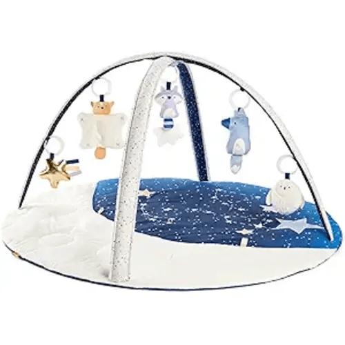 Skip Hop Tummy Time Mat, 3-in-1 Activity Baby Play Gym, Age 0-2y, Celestial Dreams, Grey