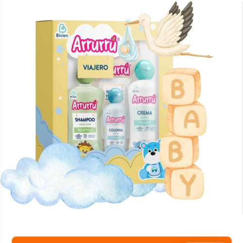 ARRURRU Kit Viajero Amarillo x 4 unids