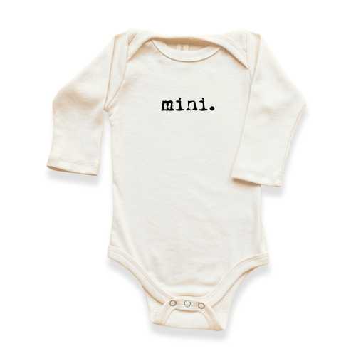 Mini Organic Bodysuit Long Sleeve