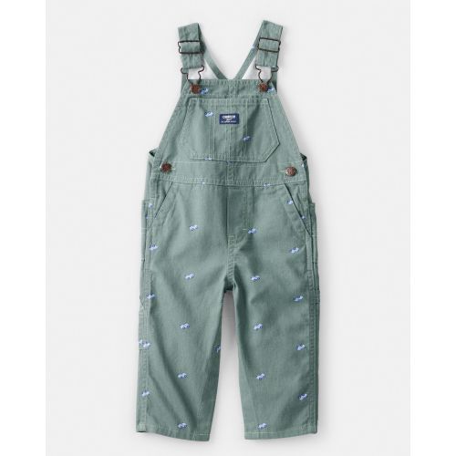 Baby Race Car Print Overalls - Green - OshKosh B'gosh | Carter's