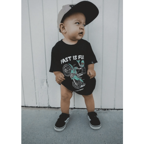 Fast Is Fun Baby Romper