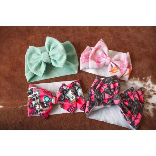 NB-6M Headwrap Bows – Boots & Bows Baby Co