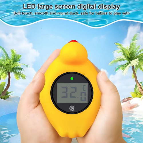 Baby Duck Baby Thermometer, The Infant Baby Bath Floating Toy Safety Temperature Water Thermometer