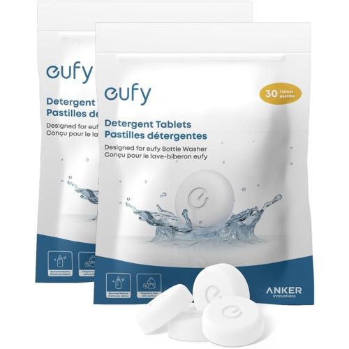 eufy Baby Bottle Washer, Detergent Tablets, 60 Count (2-Pack)