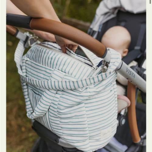 Deep Sea Stripes Away Diaper Bag