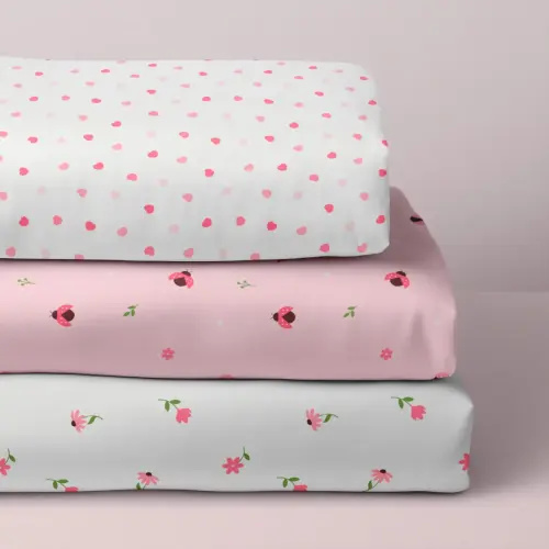 Blush & Bloom Fitted Sheets