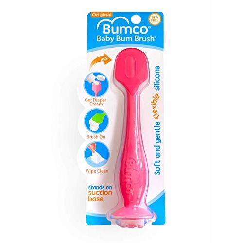 Bumco Diaper Cream Spatula - Baby Bum Brush for Butt Paste Diaper Cream, Baby Butt Cream Diaper Cream Applicator, Butt Spatula Baby Necessities, Diaper Cream Brush, Pink