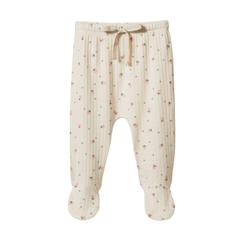 Pointelle Footed Rompers