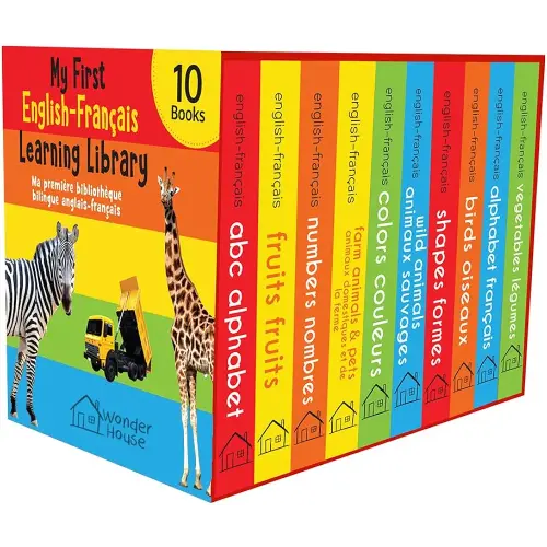 My First English-Français Learning Library (Ma première bibliothèque bilingue anglais-français) (French Edition)