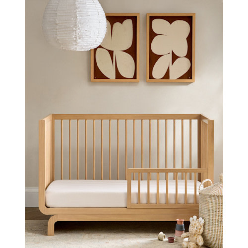 European Linen Fitted Crib Sheet in Dusty Mauve