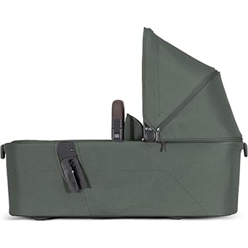 Joolz Aer2 Foldable Bassinet for Baby Stroller – Ultra-Light Bassinet with One-Hand Quick Fold - Soft Mattress - Large UPF 50+ Canopy - Perfect Baby Cot Add-on for Your Aer2 (Forest Green)