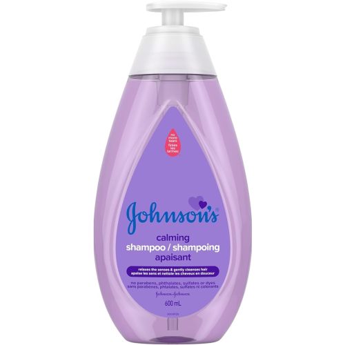 Johnson's Baby Shampoo, Calming Shampoo, Paraben Free, 600 ml