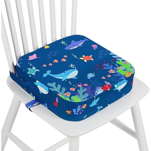 Toddler Booster Seat for Dining Table Kitchen Chair, 4" Kid Booster Cushion
