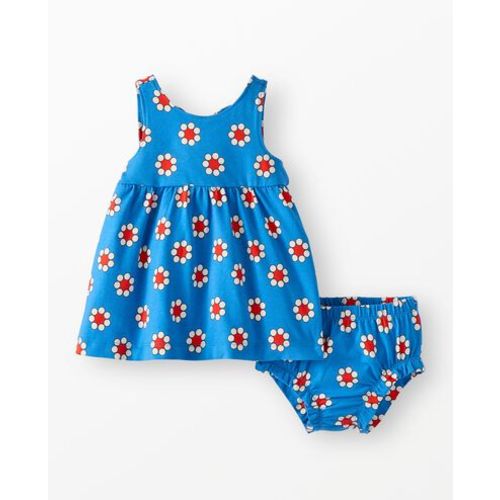 Baby Bow Back Dress & Bloomers Set