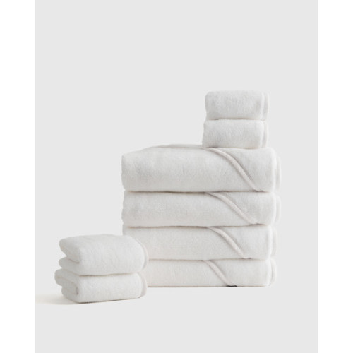 Organic Turkish Cotton Baby Bath Bundle 8-Pack in Soft Pink