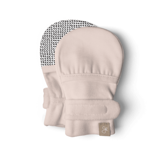 STAY ON MITTS | ROSE — Bamboo Organic Cotton Blend