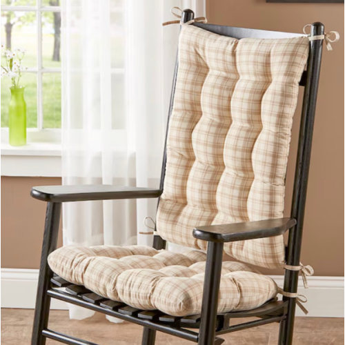 Never-Flatten Tufted Rocker Chair Cushion Set, In 2 Sizes