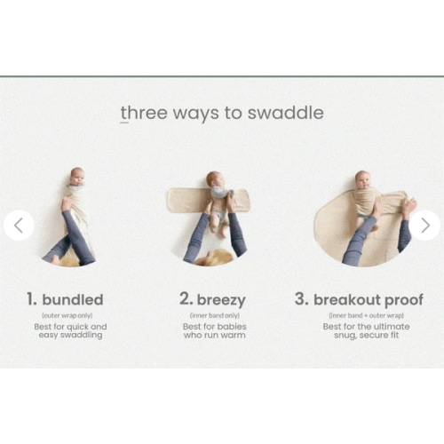 b.e.s.t. swaddle - Coconut Cream