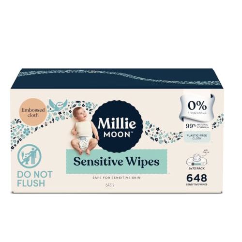 Millie Moon Sensitive wipes, 648 CT