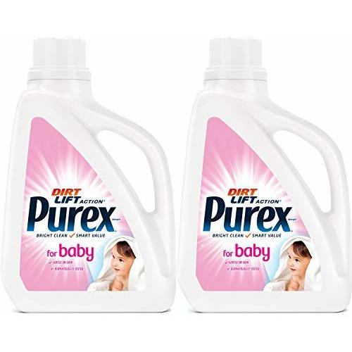 Purex 75 fl oz 50 Loads Dirt Lift Action for Baby Laundry Detergent, 2-Pack