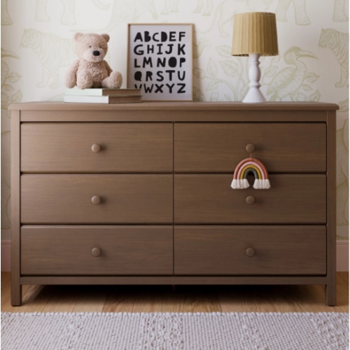 Storkcraft Alpine 6 Drawer Dresser - Hazlenut