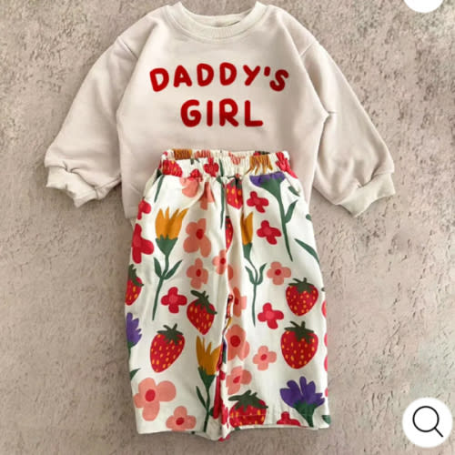 DADDY'S Girl Baby & Kids Flowers 2-Piece Set