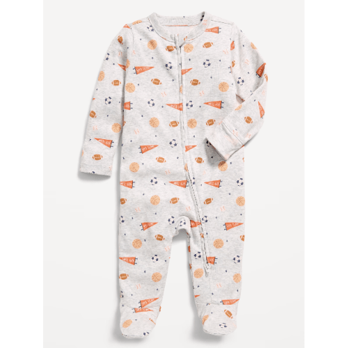 2-Way-Zip Sleep & Play Footed One-Piece for Baby- Sports