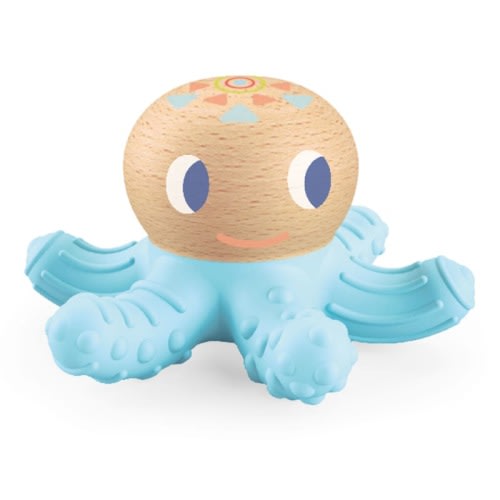 BabySquidi Infant Teether made with FSC® Certified Wood , 0+ Months