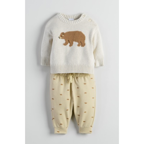 Cozy Motif Sweater & Joggers Set