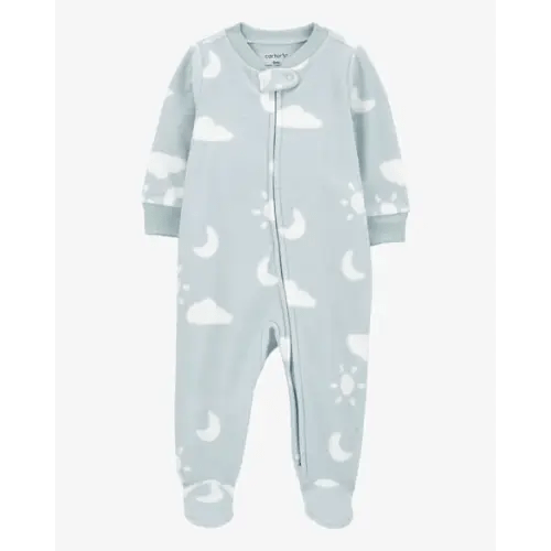 Baby Cloud Fleece Zip-Up Footie Sleep & Play Pajamas - Carter's | Carter's