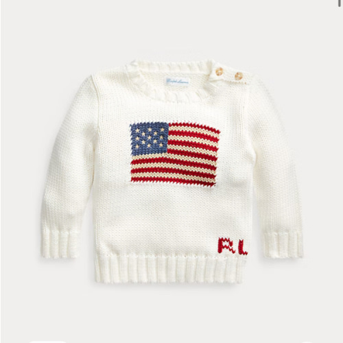 Baby Boy The Iconic Flag Sweater | Ralph Lauren