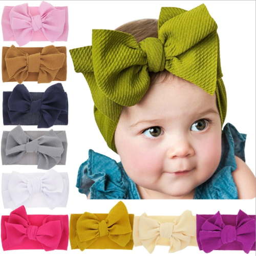 10-Piece Baby & Toddler Headband Set – Charming Lace Bow & Flower Hair Bands, Perfect Accessories for Girls TIKA