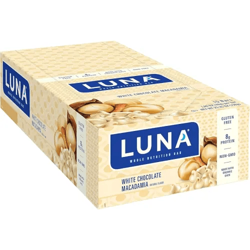 Clif, Bar Luna White Chocolate Macadamia 15 Count, 25.35 Ounce