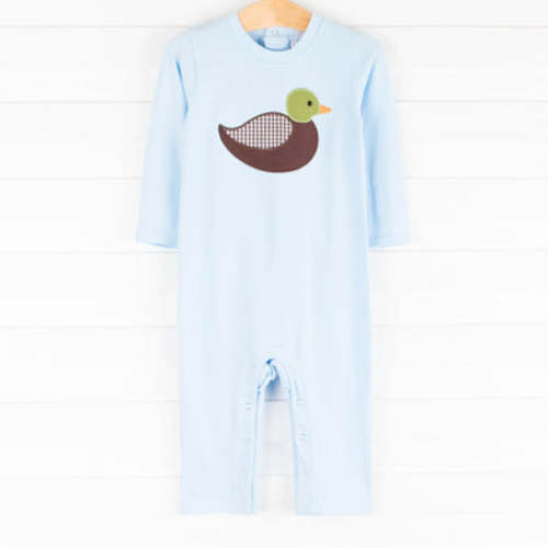 Harrison Mallard Romper, Blue – Stitchy Fish