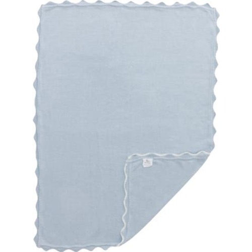 Scallop Trim Baby Blanket