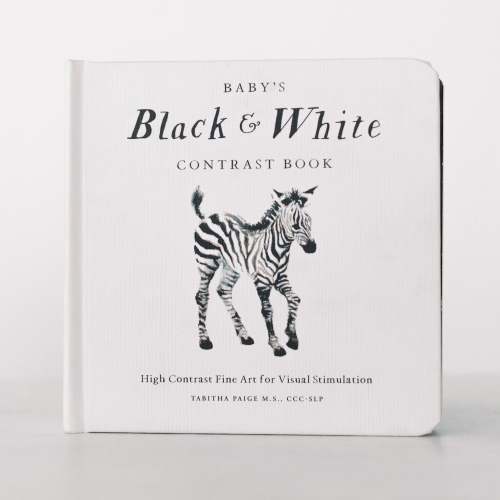 Baby's Black and White Contrast Book: High-Contrast Art Tabitha Paige