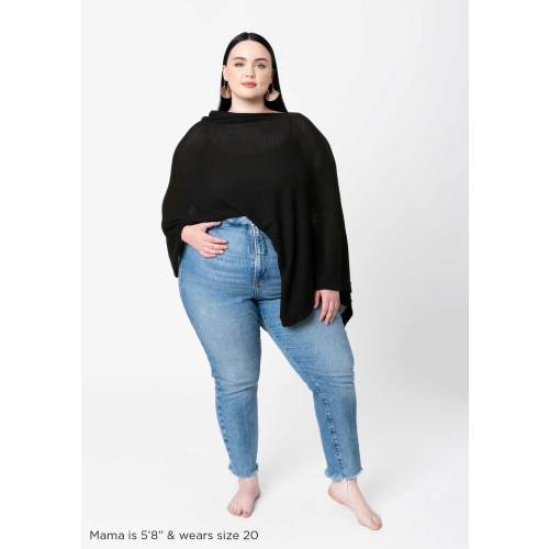 Black Cocoon™ Plus Breathable Nursing Cover