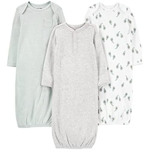 Simple Joys by Carter's Baby 3-pack Neutral Cotton Sleeper Gown
